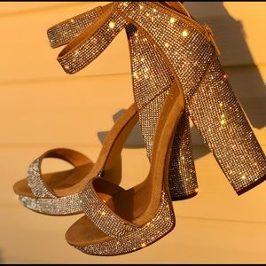 Steve Madden rhinestone heels